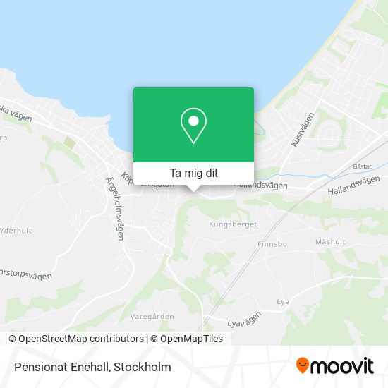 Pensionat Enehall karta