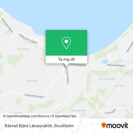 Båstad Bjäre Läkarpraktik karta