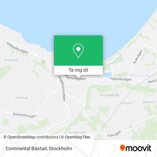 Continental Båstad karta