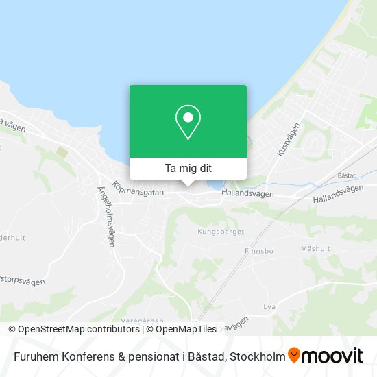 Furuhem Konferens & pensionat i Båstad karta