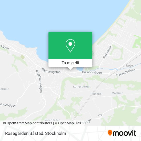 Rosegarden Båstad karta