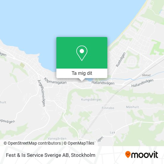 Fest & Is Service Sverige AB karta