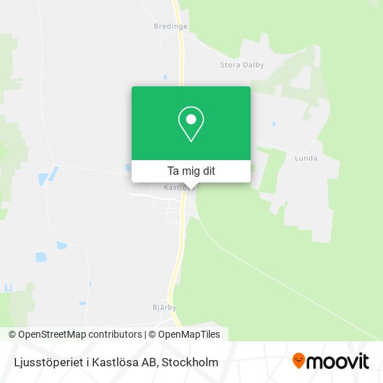 Ljusstöperiet i Kastlösa AB karta
