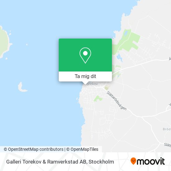 Galleri Torekov & Ramverkstad AB karta