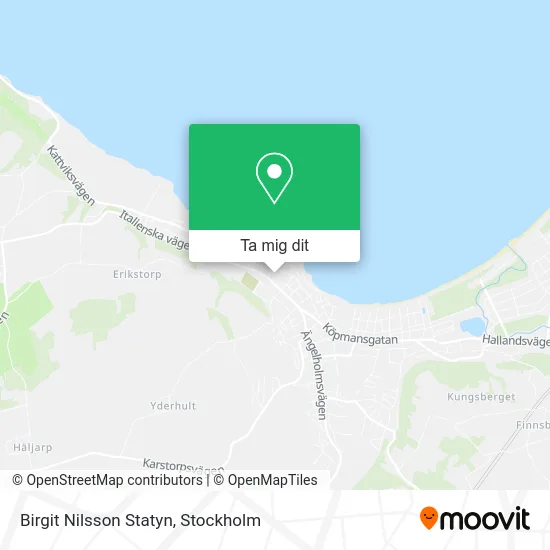Birgit Nilsson Statyn karta