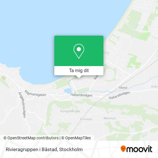 Rivieragruppen i Båstad karta