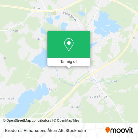 Bröderna Almarssons Åkeri AB karta