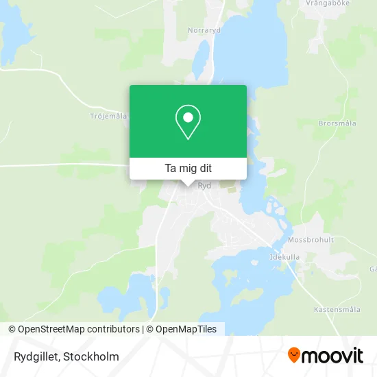 Rydgillet karta