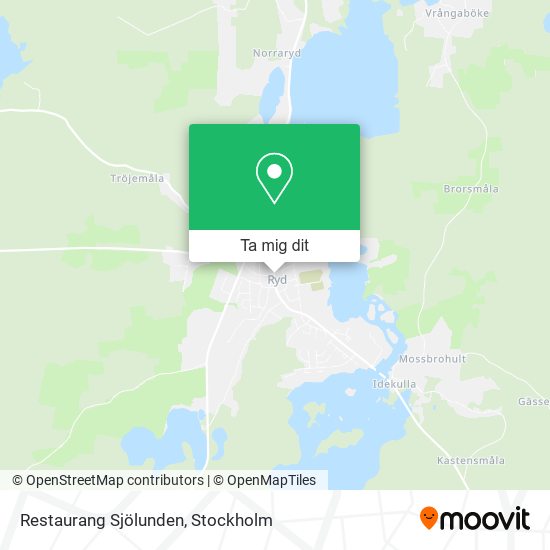 Restaurang Sjölunden karta