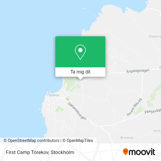 First Camp Torekov karta