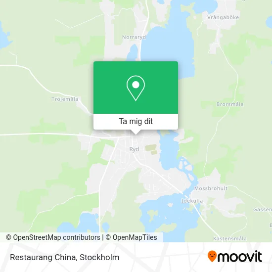 Restaurang China karta