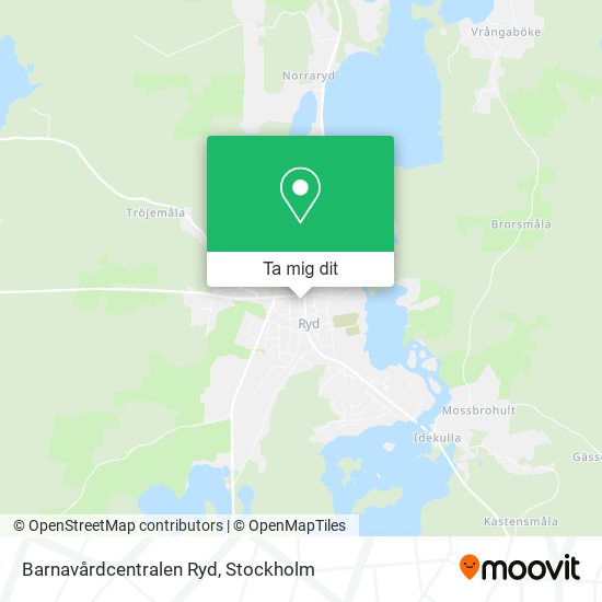 Barnavårdcentralen Ryd karta