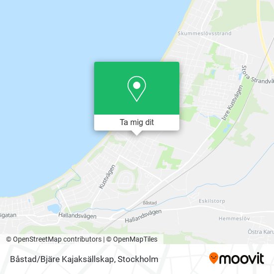 Båstad/Bjäre Kajaksällskap karta