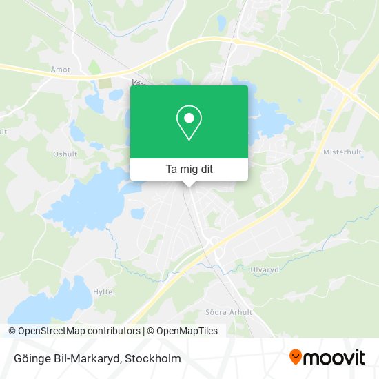 Göinge Bil-Markaryd karta