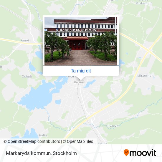 Markaryds kommun karta