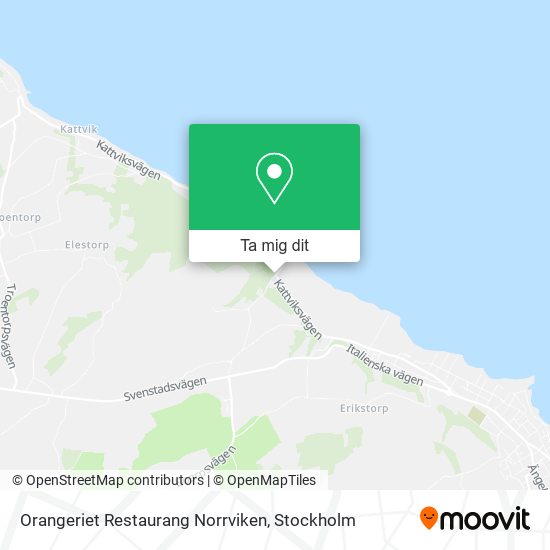 Orangeriet Restaurang Norrviken karta