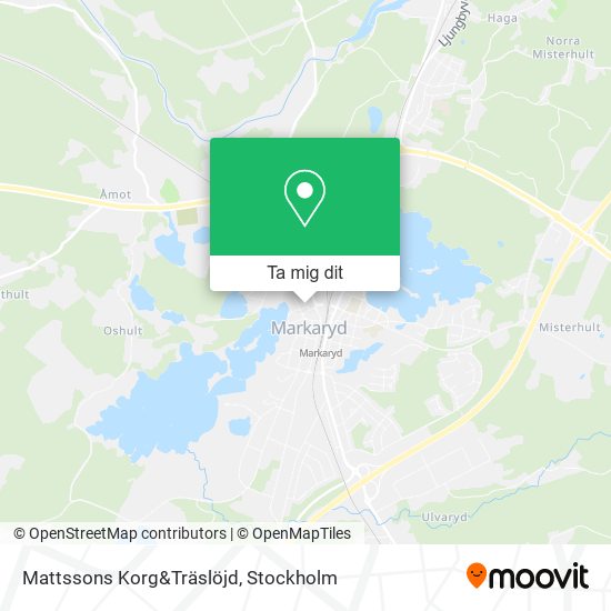 Mattssons Korg&Träslöjd karta
