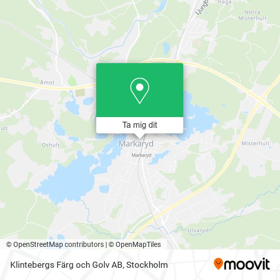 Klintebergs Färg och Golv AB karta