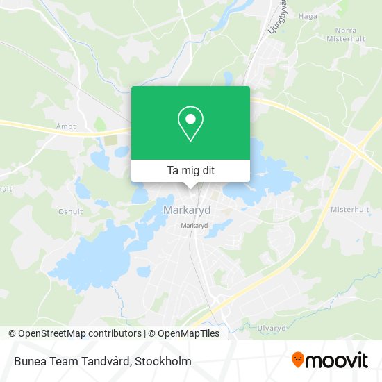 Bunea Team Tandvård karta