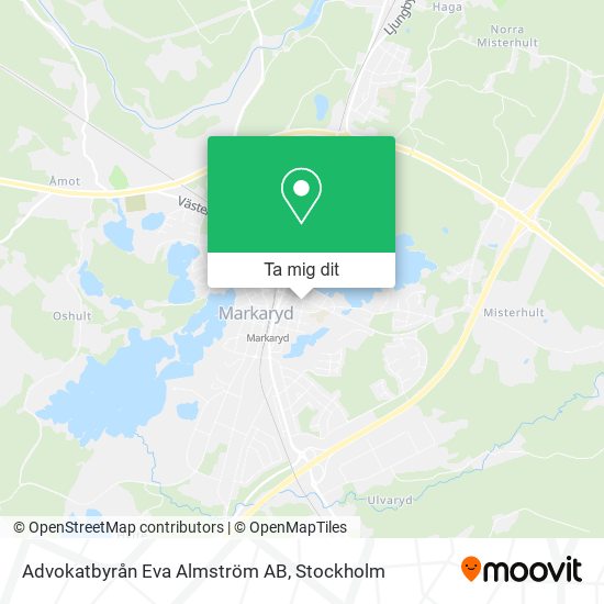 Advokatbyrån Eva Almström AB karta