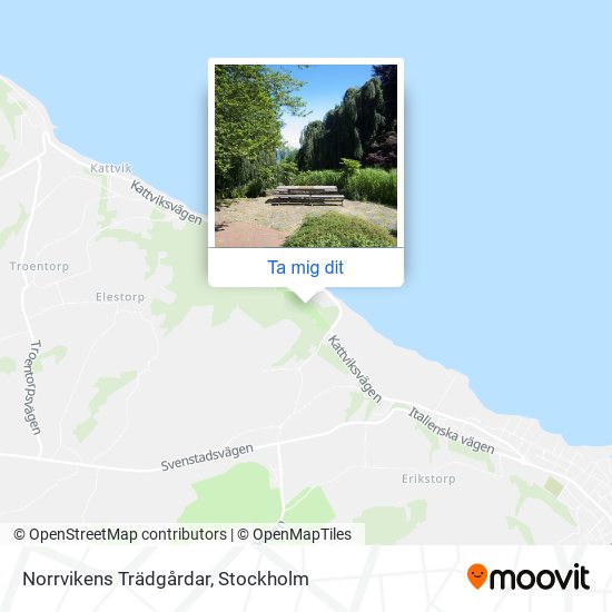 Norrvikens Trädgårdar karta