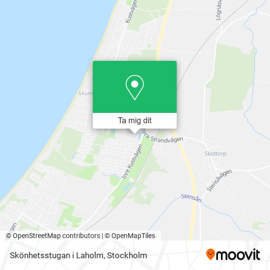 Skönhetsstugan i Laholm karta