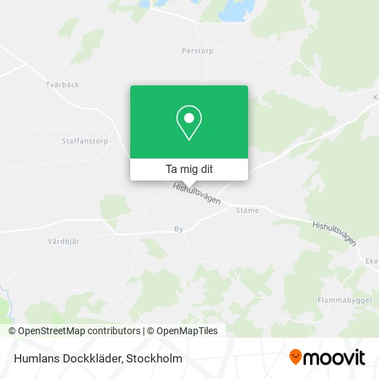 Humlans Dockkläder karta