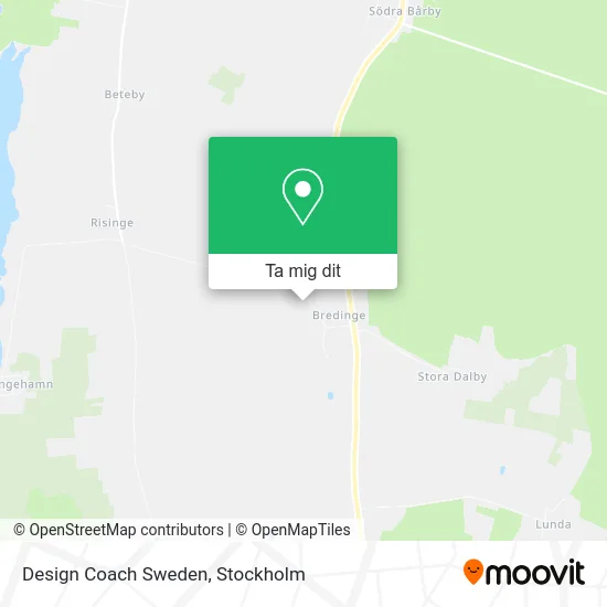 Design Coach Sweden karta