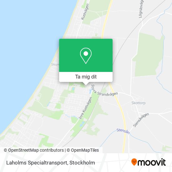 Laholms Specialtransport karta