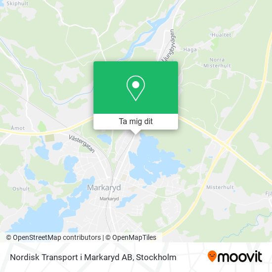 Nordisk Transport i Markaryd AB karta