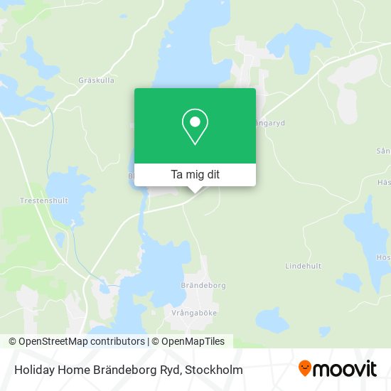 Holiday Home Brändeborg Ryd karta