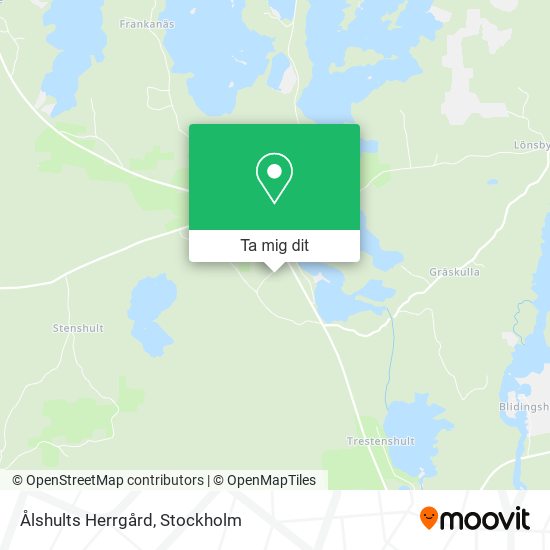 Ålshults Herrgård karta
