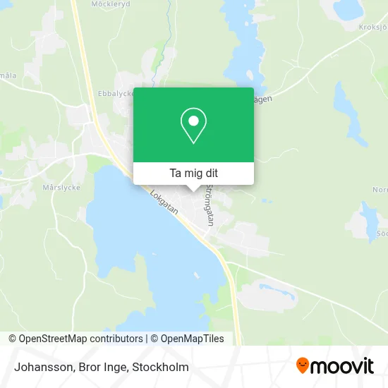 Johansson, Bror Inge karta