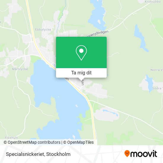 Specialsnickeriet karta