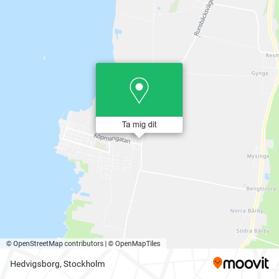 Hedvigsborg karta