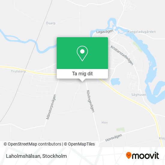 Laholmshälsan karta