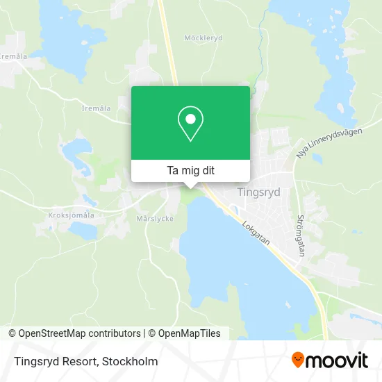 Tingsryd Resort karta