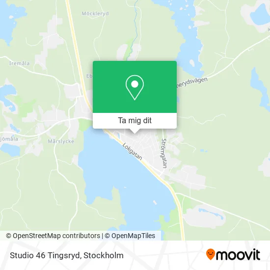 Studio 46 Tingsryd karta