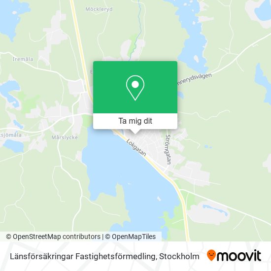 Länsförsäkringar Fastighetsförmedling karta