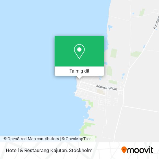 Hotell & Restaurang Kajutan karta