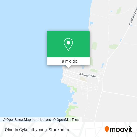 Ölands Cykeluthyrning karta
