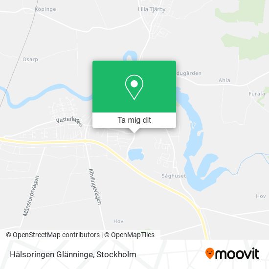 Hälsoringen Glänninge karta