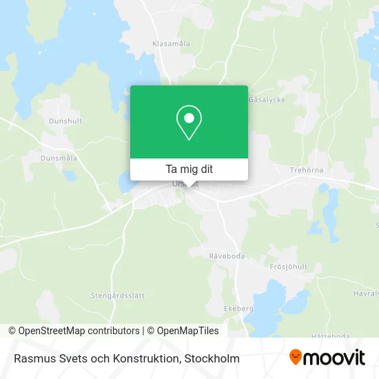 Rasmus Svets och Konstruktion karta