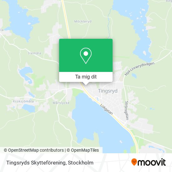 Tingsryds Skytteförening karta
