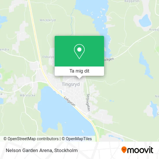 Nelson Garden Arena karta