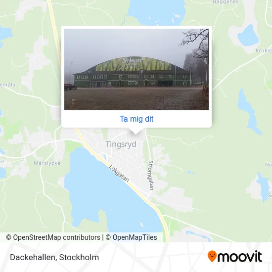 Dackehallen karta