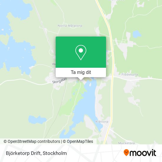 Björketorp Drift karta