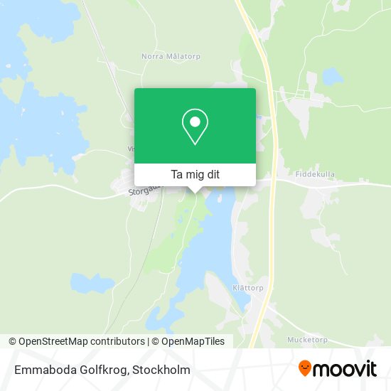 Emmaboda Golfkrog karta