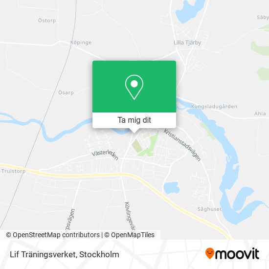 Lif Träningsverket karta