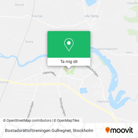 Bostadsrättsföreningen Gullregnet karta